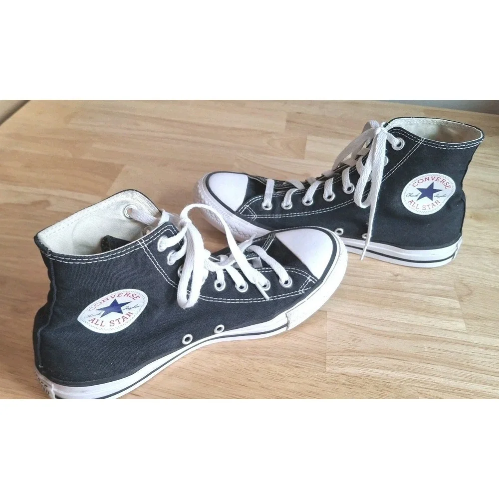 Converse Chuck Taylor All Star Hi Top Black Canvas Sneakers M9160 Men 7 Womens 9